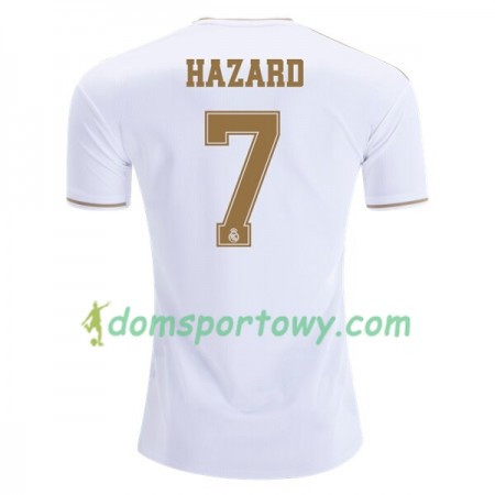 Koszulka Real Madryt Eden Hazard 7 Domowe Koszulki Piłkarskie 2019-2020 Krótki Rękaw